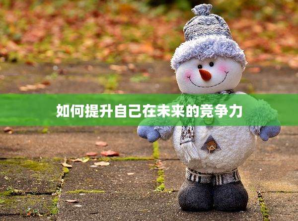 如何提升自己在未来的竞争力