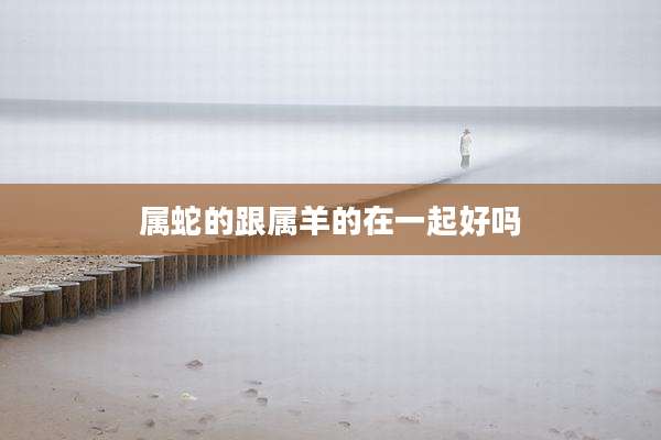 属蛇的跟属羊的在一起好吗