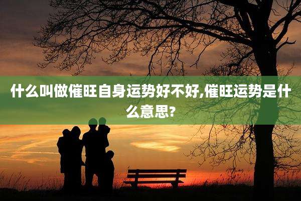 什么叫做催旺自身运势好不好,催旺运势是什么意思?