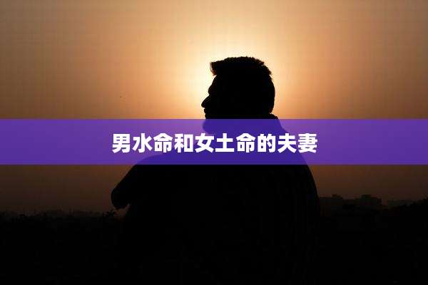 男水命和女土命的夫妻