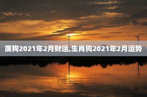 属狗2021年2月财运,生肖狗2021年2月运势