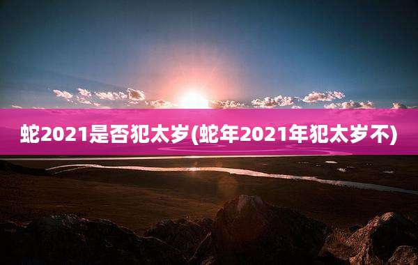 蛇2021是否犯太岁(蛇年2021年犯太岁不)