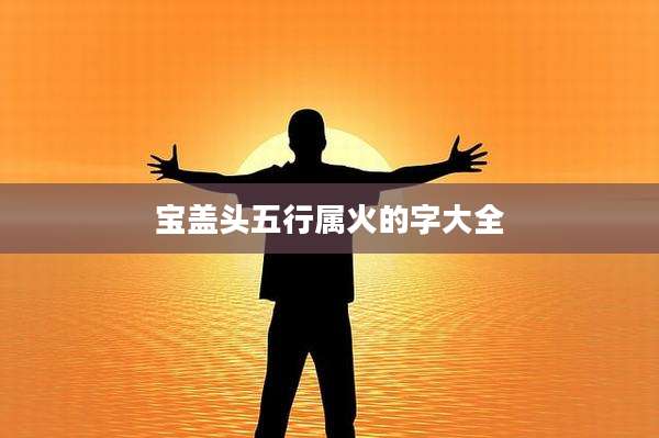 宝盖头五行属火的字大全
