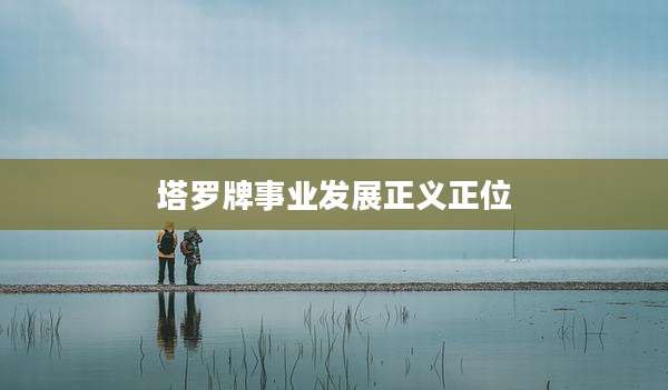 塔罗牌事业发展正义正位
