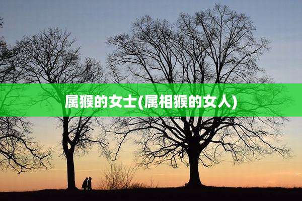 属猴的女士(属相猴的女人)