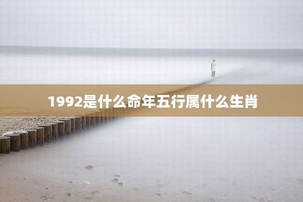 1992是什么命年五行属什么生肖