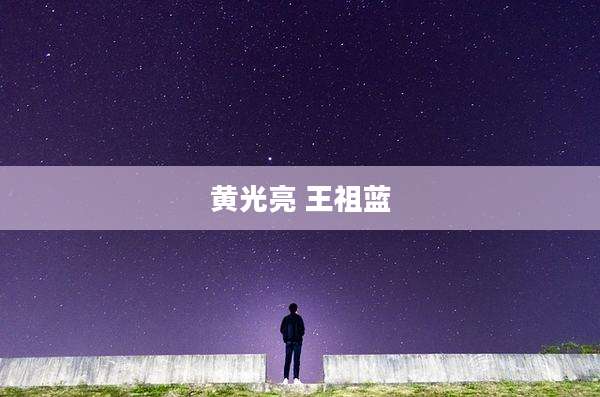 黄光亮 王祖蓝