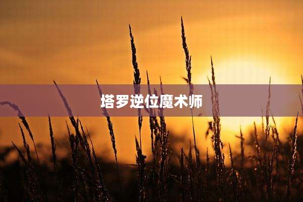 塔罗逆位魔术师