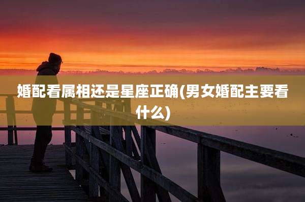 婚配看属相还是星座正确(男女婚配主要看什么)