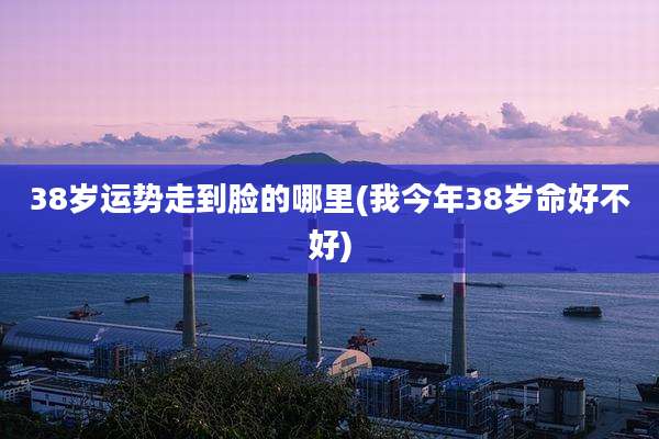 38岁运势走到脸的哪里(我今年38岁命好不好)