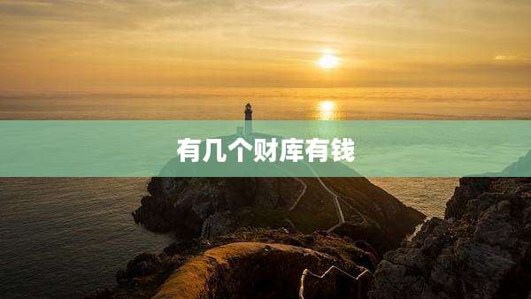 有几个财库有钱