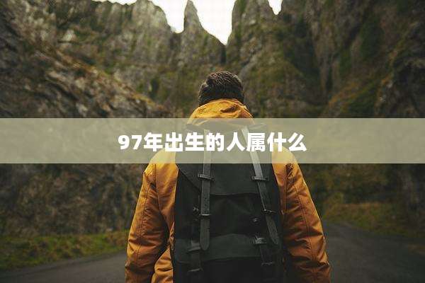 97年出生的人属什么