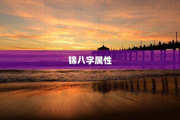 锦八字属性