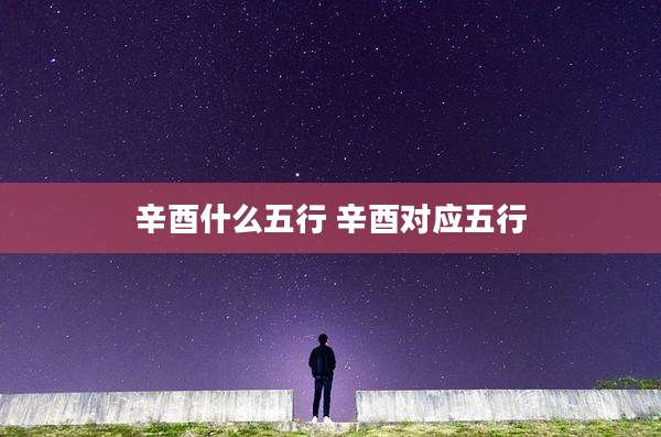 辛酉什么五行 辛酉对应五行