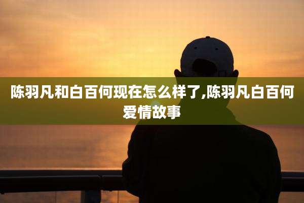 陈羽凡和白百何现在怎么样了,陈羽凡白百何爱情故事