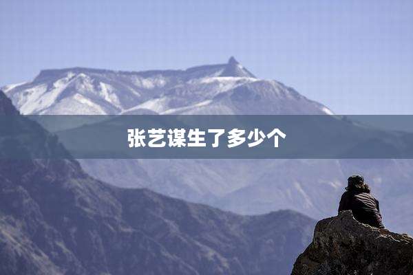张艺谋生了多少个
