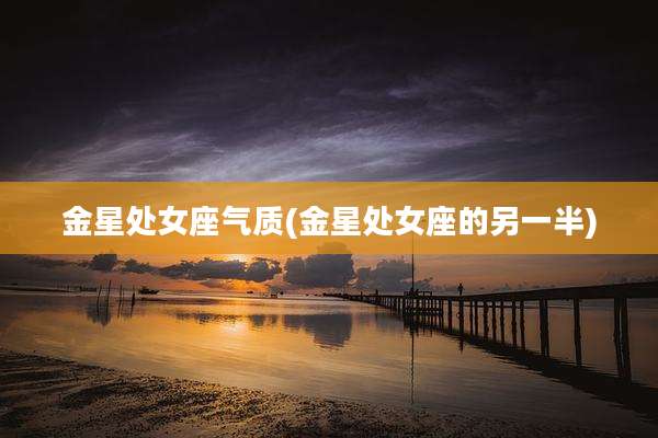金星处女座气质(金星处女座的另一半)