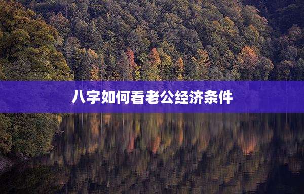 八字如何看老公经济条件