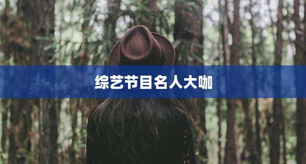 综艺节目名人大咖