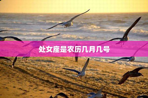处女座是农历几月几号
