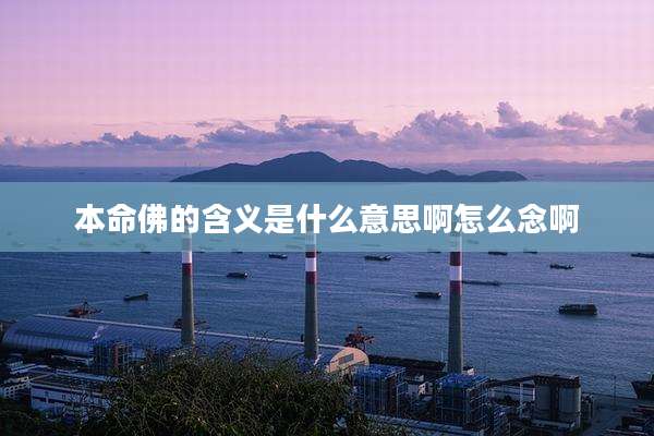 本命佛的含义是什么意思啊怎么念啊