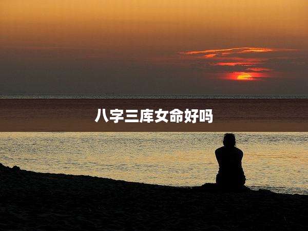 八字三库女命好吗