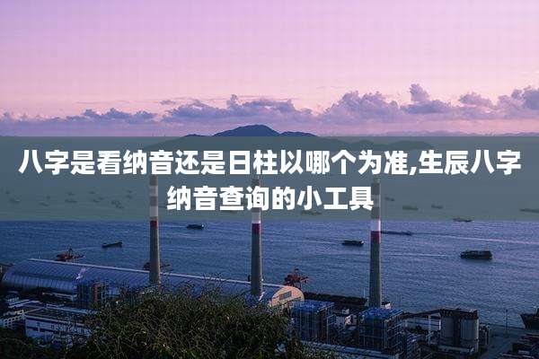 八字是看纳音还是日柱以哪个为准,生辰八字纳音查询的小工具