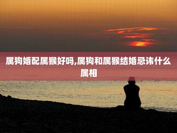 属狗婚配属猴好吗,属狗和属猴结婚忌讳什么属相