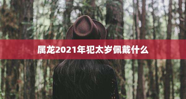 属龙2021年犯太岁佩戴什么