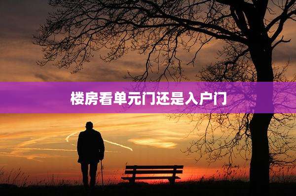 楼房看单元门还是入户门