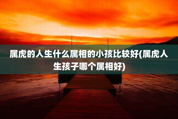 属虎的人生什么属相的小孩比较好(属虎人生孩子哪个属相好)