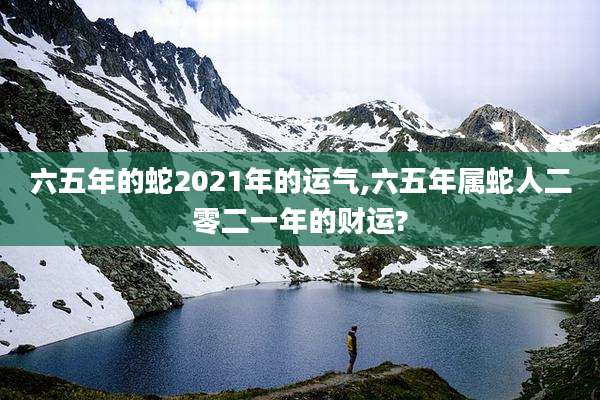 六五年的蛇2021年的运气,六五年属蛇人二零二一年的财运?