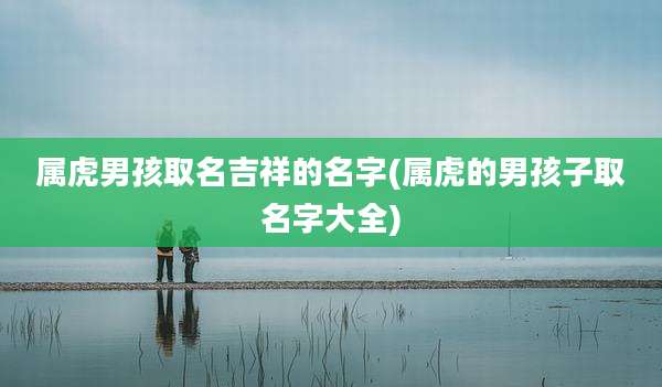属虎男孩取名吉祥的名字(属虎的男孩子取名字大全)