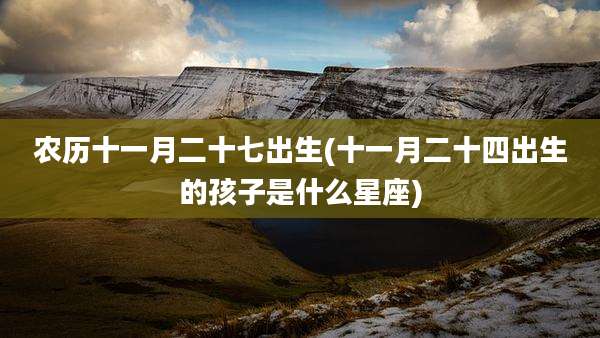 农历十一月二十七出生(十一月二十四出生的孩子是什么星座)