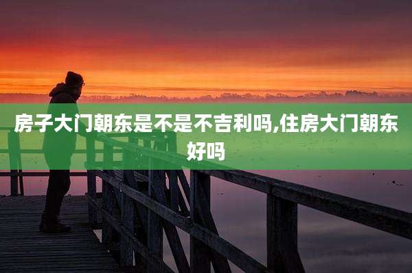 房子大门朝东是不是不吉利吗,住房大门朝东好吗
