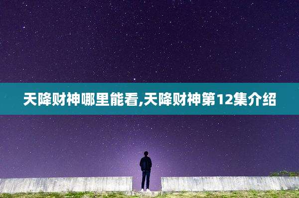天降财神哪里能看,天降财神第12集介绍