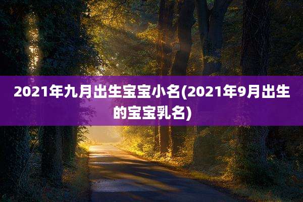 2021年九月出生宝宝小名(2021年9月出生的宝宝乳名)