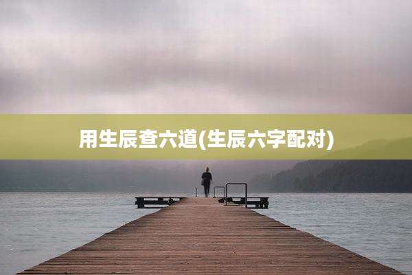 用生辰查六道(生辰六字配对)