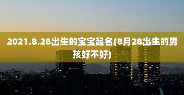 2021.8.28出生的宝宝起名(8月28出生的男孩好不好)