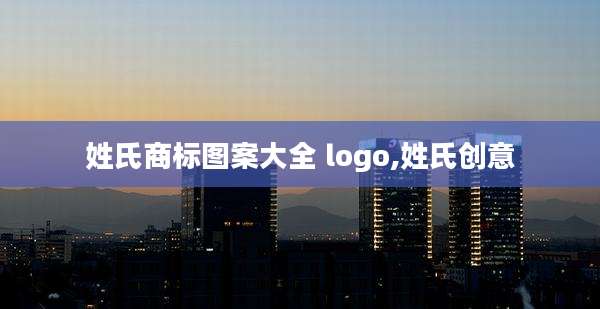 姓氏商标图案大全 logo,姓氏创意