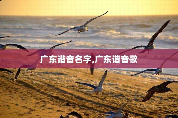 广东谐音名字,广东谐音歌