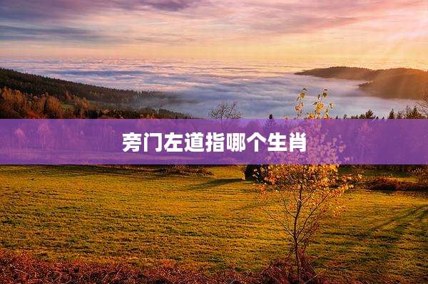 旁门左道指哪个生肖