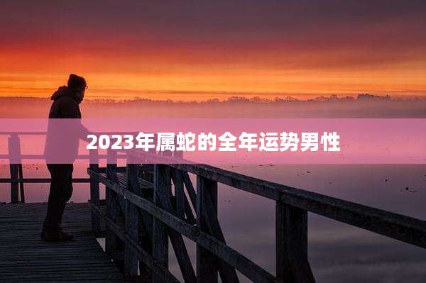 2023年属蛇的全年运势男性