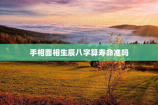 手相面相生辰八字算寿命准吗