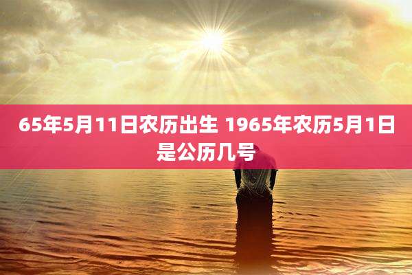 65年5月11日农历出生 1965年农历5月1日是公历几号