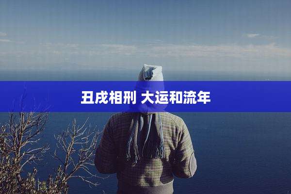 丑戌相刑 大运和流年