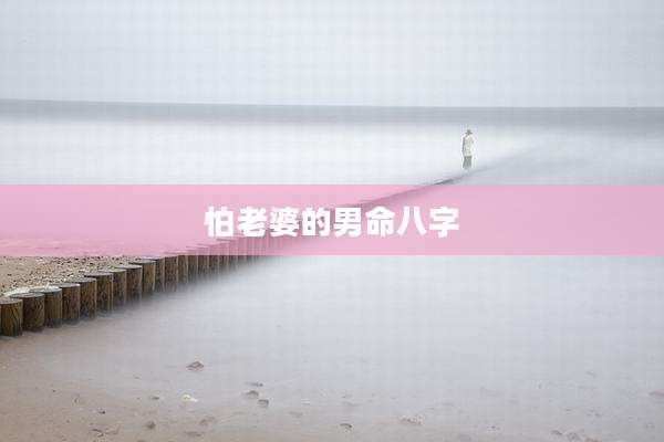 怕老婆的男命八字