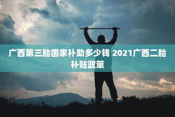 广西第三胎国家补助多少钱 2021广西二胎补贴政策