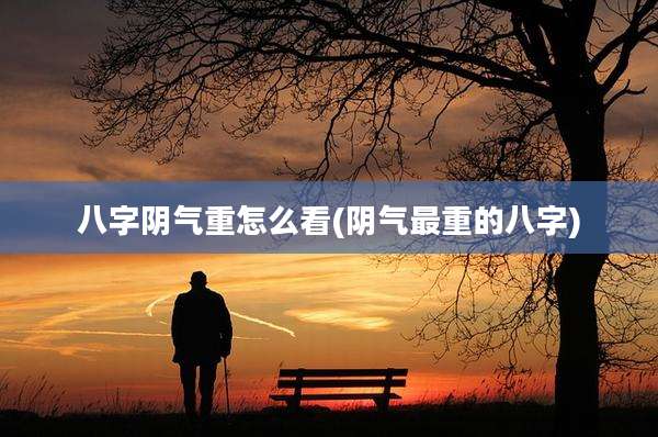 八字阴气重怎么看(阴气最重的八字)