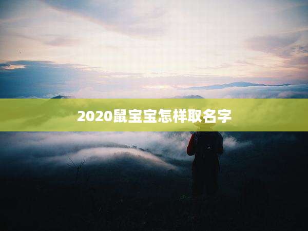 2020鼠宝宝怎样取名字
